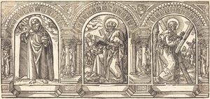 キリストと弟子たち II 作： German 16th Century after Martin Schongauer