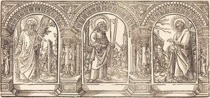 キリストと弟子たち IV 作： German 16th Century after Martin Schongauer
