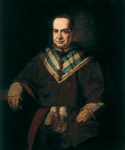 聖アントニオ マリア (アントワーヌ マリア) クラレット (1807-1870) の肖像 ドイツのヘルネンデス アモーレス (1823-1894) による 19 世紀のマドリッドの絵画。 コミュニティ Claretiana del Buen Suceso 作： German Hernandez Amores