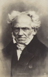 アルトゥール・ショーペンハウアー（1788-1860）ドイツの哲学者（モノクロ写真）