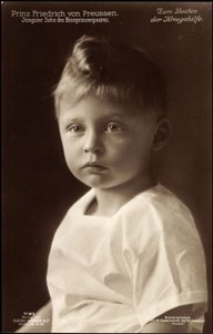プロイセン公フリードリヒ、肖像、リエシュ7181 作： German Photographer