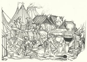 Landsknechtsの野営地 作： German School