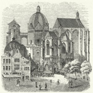 アーヘン大聖堂（彫刻 作： German School