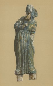 古代ギリシャ悲劇の俳優（カラーリトグラフ 作： German School