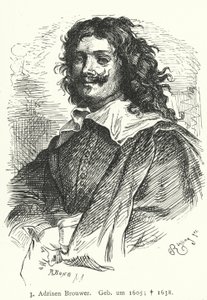 Adriaen Brouwer（フランドルのバロック画家）（エングレービング 作： German School