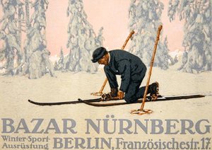 ウィンタースポーツのアウトフィッター「Bazar Nurnberg」の広告