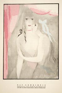 ギャラリー・フレヒトハイムの広告、『Styl』1922年刊より（ポショワール版画）
