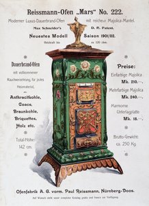 ライスマン・オーデン（Reissmann Oden）の広告 -ドイツ、19世紀後半。 作： German School