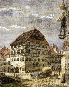 ドイツ、ニュルンベルクのアルブレヒト・デューラーの家 作： German School