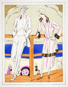 Ammeer、Gerard BresserによるOutfits、Styl, pub.1922より（ポショワールプリント 作： German School
