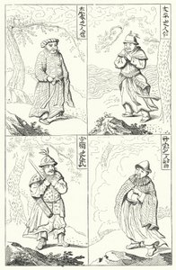 古代中国の人々（彫刻 作： German School