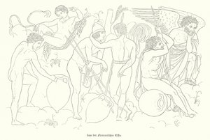 古代ギリシャのアート（エングレービング 作： German School