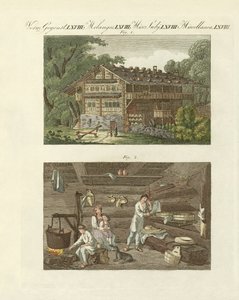スイスの建築（彩色済み彫刻 作： German School