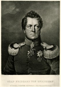 アウグスト・カウント・ナイアード・フォン・グナイゼナウ 作： German School
