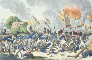 リニーの戦い、1815年6月16日 作： German School