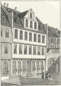 ドイツの作家・政治家、ヨハン・ヴォルフガング・フォン・ゲーテの生家（ドイツ・フランクフルト）(彫刻) 作： German School
