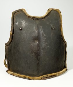 ブレストプレート、c.1650-1700（スチール、ペイント、レザー、ファブリック）