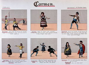 カルメン - 19世紀のイメージシリーズ 作： German School