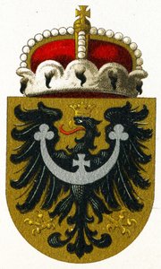 シレジアの国章、1898年頃