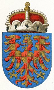 モラビアの国章、1898年頃