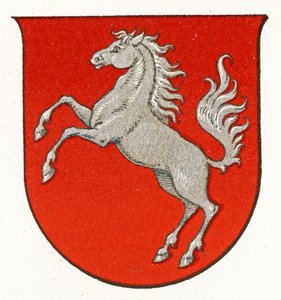 ウェストファリアの国章、1898年頃