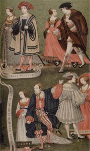 1520年のバイエルン州アウクスブルクの有名なハンバーガーの衣装