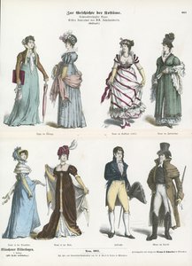1800年代の衣装 作： German School
