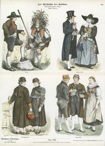 チロルの衣装、19世紀 作： German School