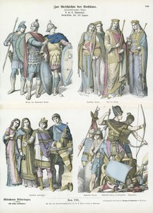 古代世界の衣装 作： German School
