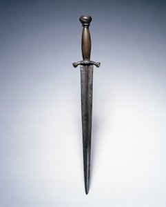短剣、1500年代半ば（エルクホーングリップ付きスチール） 作： German School