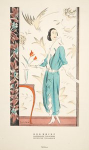 カーネンの「Der Brief, Coat Dress」（Styl, pub.1922より）（ポショワールプリント 作： German School