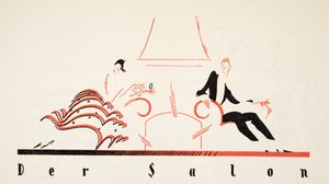 1922年に出版された「Styl」の「Der Salon」（ポショワールプリント 作： German School