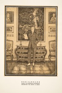 ヘルマン・ホフマンによるメンズ・ファッションの広告『Der Sammler』。 作： German School