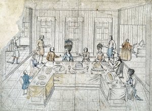貴族の晩餐会（ドイツ 作： German School