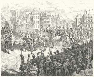 1814年パリへのルイ18世の侵入