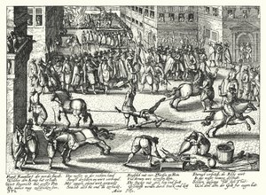 フランスのアンリ4世を暗殺したフランソワ・ラヴィアックの処刑 作： German School
