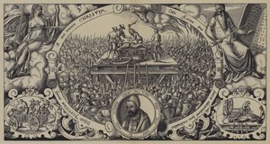 1573年1月28日、ベルリンのブランデンブルク造幣局のマスター、リッポルドベンクルシムの死刑 作： German School