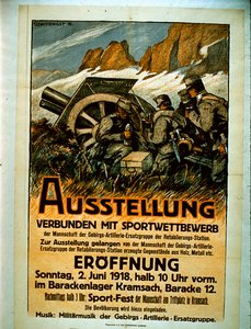 競技スポーツの展覧会、1918 作： German School