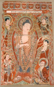 19世紀後半〜20世紀初頭にベルリンのケーニッヒリヘン美術館に展示されている洞窟寺院の絵画の複製 作： German School