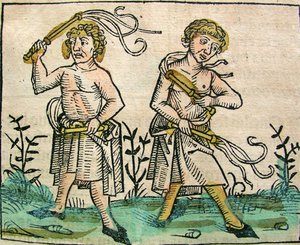 鞭毛虫、ニュルンベルク年代記、1493年に公開 作： German School