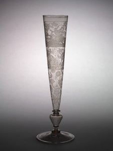 フルートグラス 1600年代前半（ガラス