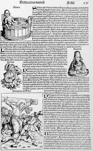 Folio CV、Hartmann Schedel（1440-1514）1493によるLiber Chronicarumから 作： German School