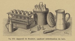フランツ・フォン・ソックスレーはミルク殺菌装置を改善しました
