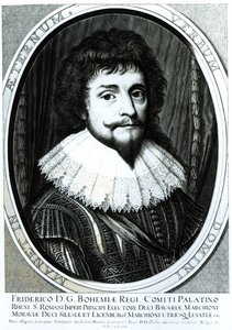 フレデリック5世（1596〜1632年）、ボヘミアの王、ライン王宮選帝侯、ウィレムホンディウス（c.1597〜c.1660）によって彫刻、1633年 作： German School