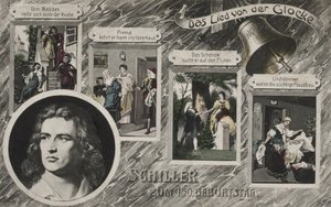 Friedrich Schiller（カラーリトグラフ 作： German School
