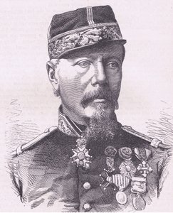 クレマー将軍、カッセル・アンド・カンパニー・リミテッド発行のCassells History of the War between France and Germany, c.1890 (litho) 作： German School