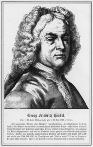 ゲオルク・フリードリヒ・ヘンデル（彫刻 作： German School