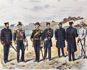 19世紀後半のドイツ海軍制服