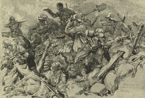フランスの第一線を攻撃するドイツ軍 作： German School