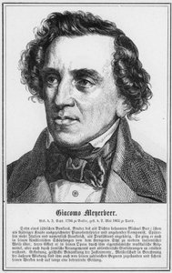 Giacomo Meyerbeer (エングレービング) 作： German School